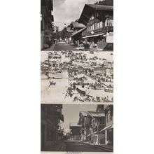 Adelboden Shops Strasse Aerial 3x Old Switzerland Postcard s