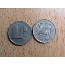 Malaysia 1981 20 Sen Coin