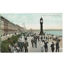 Clock Tower, Weymouth, Dorset, Postcard.