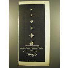 1961 Tiffany & Co. Diamonds Advertisement - Have set America's standard