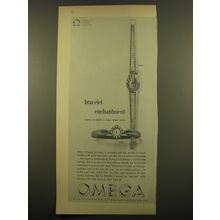 1961 Omega Watches Advertisement - bracelet enchantment