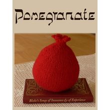 Knitting Pattern Luscious Pomegranate Fruit for Wildlings in 8ply Crimson Wool