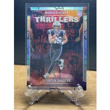 2024 Rookie and Star Ja' Tavion Sanders Thrillers RC Card