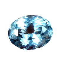 Brazilian Natural Blue Aquamarine 8.40 Ct Oval Loose Gemstone