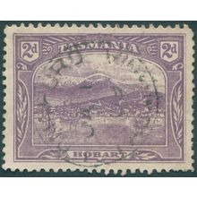 Tasmania 1911 2d bright violet Wmk upright Perf 12½ SG259a used