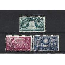 SouthAfrica.Inauguration of Voortrekker Monument set of 3.Fine Used.Aug25