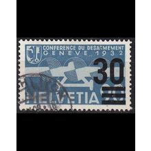 SCHWEIZ SWITZERLAND [1936] MiNr 0292 ( O/used ) Flugzeuge