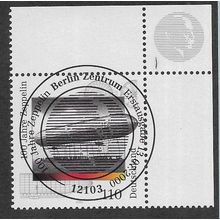 GER 2000 110pf '100TH ANN OF ZEPPELIN' (CORNER MARGIN) FINE USED (EBID75-363)