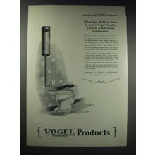 1929 Vogel No. 10 Automatic School Water Closet Ad - Build or Alter