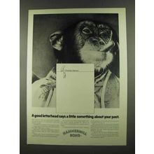 1972 Hammermill Bond Paper Ad - Charles Darwin