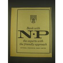 1963 National Provincial Bank Limited Ad - Bank with NP