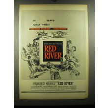 1948 Red River Movie Ad - In 25 years - only three!