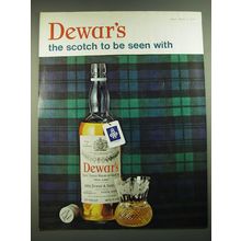 1968 Dewar's Scotch Ad - Dewar's the scotch to be seen with