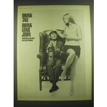 1968 Long John Scotch Ad - Drink Long John scotch with that ten foot Feeling