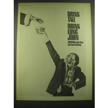 1968 Long John Scotch Ad - Drink tall drink Long John scotch