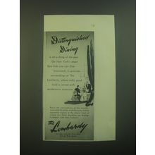 1946 The Lombardy Hotel Ad - Distinguished Dining
