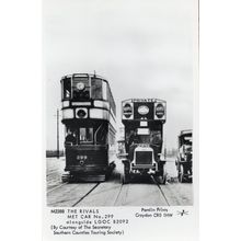 LGOC B2902 Forest Gate Garage Bus Rivals Meet London Photo Postcard