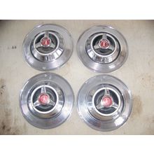 1964 PLYMOUTH SPORT FURY HUBCAPS OEM SET OF 4 14"