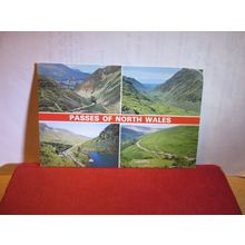 multiview, PASSES OF NORTH WALES , unused postcard by Dennis N0655 =