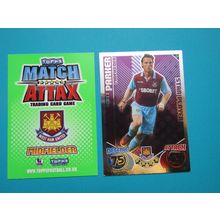 318. Scott Parker - FOIL - West Ham Utd - Match Attax 2010/11 Football Card EF1