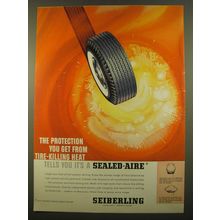 1961 Seiberling Tires Ad - The protection you get from tire-killing heat