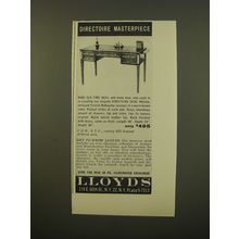 1961 Lloyds Furniture Advertisement - Directoire Masterpiece