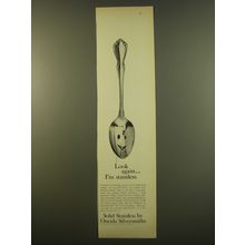 1961 Oneida Chateau Oneidacraft Premier Stainless Flatware Advertisement