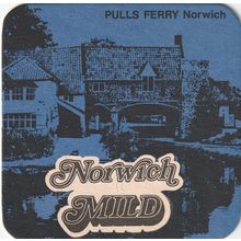 BEER MAT - NORWICH BREWERY - NORWICH MILD - (Cat No 010) - (1978)