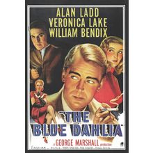 THE BLUE DAHLIA Alan Ladd Veronica Lake :- FILM "POSTER" PICTURE ~ POST FREE