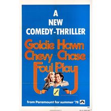 Foul Play (1978)_2 Movie Film Poster Canvas iconic design