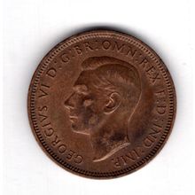 Great Britain. George VI. Halfpenny 1939. dy17497