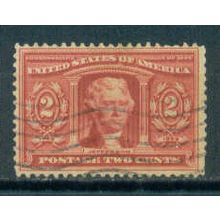 Used 324 2c Thomas Jefferson Just Clears C2358