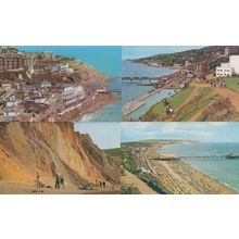 Isle Of Wight Swimming Pool Aerial Visitors Bathing Canoe Lake 4 Mint Postcard s
