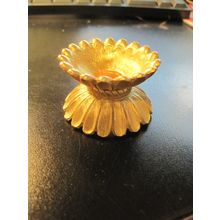 1 1/16" Gold Candlestick Holder TAN