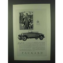 1927 Packard Cars Ad - Simplicity