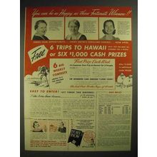 1940 Ivory Snow Detergent Ad - Happy as These Winners