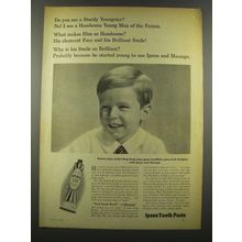 1940 Ipana Tooth Paste Ad - See A Sturdy Youngster?