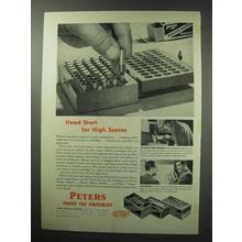 1950 Peters Police Match, Dewar Match, Target Ammo Ad