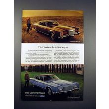 1970 Lincoln Continental & Continental Mark III Car Ad - Step Up
