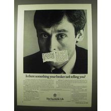 1984 The Equitable Life Ad - Your Broker Isn't Telling