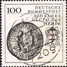 GERMANY, German Order 1190-1990, white 1990, 100 Pfennig