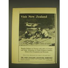 1963 The New Zealand Shipping Company Ad - Fishing the Modern Way