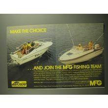 1979 MFG Morrison 20 Boats Ad - Make the choice ..and join the MFG Fishing Team