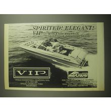 1979 VIP Vivian Industrial Plastics Boat Ad - Spirited! Elegant! VIP