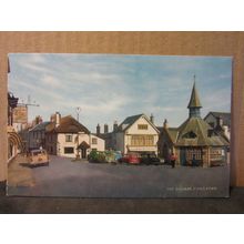 THE SQUARE, CHAGFORD, DEVON . .unused vintage postcard /