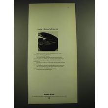 1968 Steinway Pianos Ad - Look at a Steinway with your ear