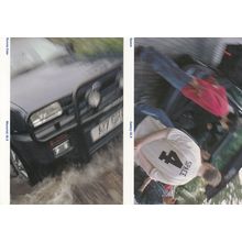 1996 Motor Show Maverick GLX Galaxy Car 2x Postcard s