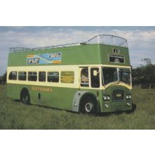 Queen Mary Ex Southdown Motor Services 1960s Bus Tram Postcard