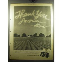 1975 Alvin Lee In Flight Album Advertisement - Thank You America. - Alvin