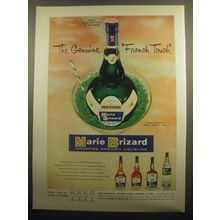 1959 Marie Brizard Liqueurs Ad - The genuine French Touch